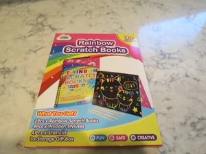 Nuevo Arco Iris Scratch Books Plantillas Arte Creativo Divertido Niños ZMLM - Imagen 1 de 3