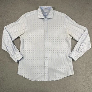 Bugatchi Mens XL Button Ups Shirt Shaped Fit Long Sleeve - Picture 1 of 7