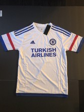 Chelsea  Eden Hazard White Soccer Jersey - Size Medium