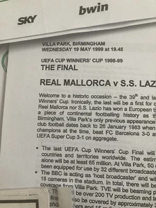Job Lot European Teams Teams Sheets European Final/ European Cup Winners Cup - Picture 1 of 12