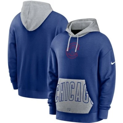 Sudadera con capucha pulóver Nike Heritage TRI-BLEND de los Chicago Cubs para hombre - grande Foto 1 de 4