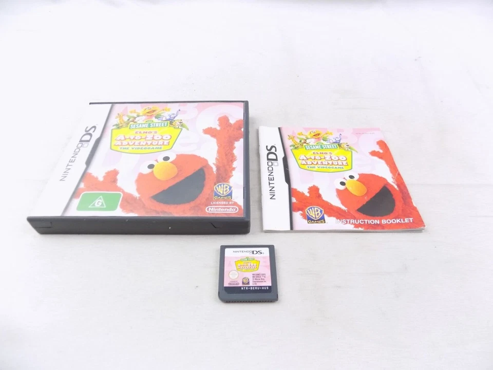 Como Nuevo Nintendo DS / 2DS / 3DS Sesame Street Elmo's A-to-ZOO Adventure The... Foto 1 de 1