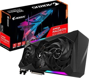 Gigabyte AORUS Radeon RX 6800 Master 16G Graphics Card, GV-R68AORUS M-16GD - Picture 1 of 1