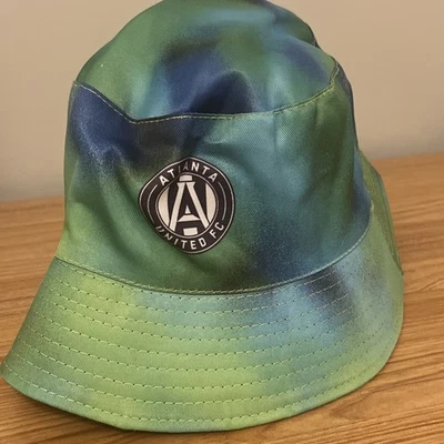 Atlanta United MLS Fútbol Bucket Sombrero Tie-Dye Azul Verde OSFA Foto 1 de 4