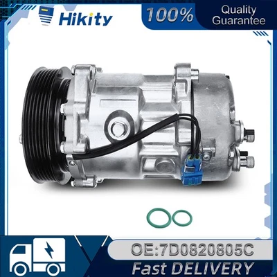 Klimakompressor 2-Polig für VW T4 2.5 TDI LT 28-46 II TransporterIV 7D0820805C - Bild 1 von 4