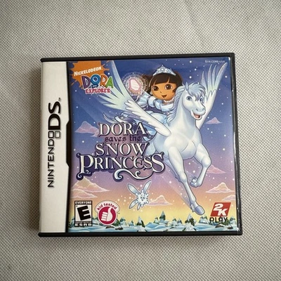 Dora the Explorer: Dora Saves the Snow Princess (Nintendo DS, 2008) CIB probado Foto 1 de 4
