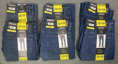 Kirkland Signature Lot of 2 Men's Comfort Stretch Jean 32x29, 32x30 OR 32x34 NWT - Image 1 of 4