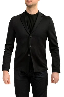 Abrigo Blazer Chaqueta Hugo Boss Para Hombre "Naxon" Calce Ajustado Negro Deportivo US 38R IT 48R Foto 1 de 4