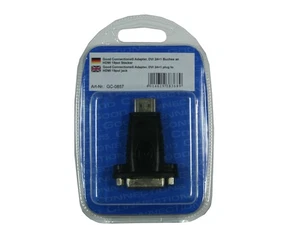 3x Adapter DVI 24+1 Buchse an HDMI 19pol Stecker - Afbeelding 1 van 2