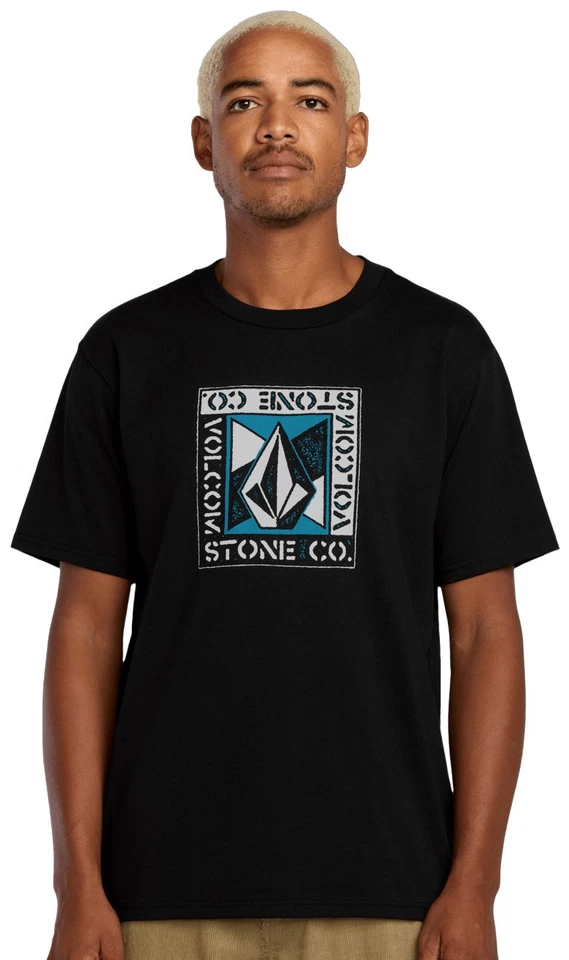 Volcom Angle Iron SS T-Shirt - Black - New - Image 1 of 1