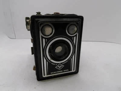 Cámara fotográfica Agfa Synchro Box de colección sin probar para P/R Foto 1 de 4