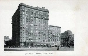 NEW YORK CITY - Cartolina Hotel Savoia - udb (pre 1908) - Foto 1 di 2