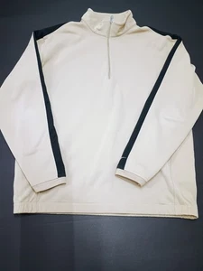 Pullover de golf Nike para hombre XL negro tostado 1/4 cremallera forrado de vellón ajuste térmico - Imagen 1 de 8