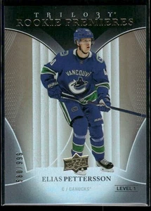2018-19 Upper Deck Trilogy #80 Elias Pettersson #/999 - Imagen 1 de 2