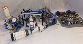 Lego City 60229 X 3 Moc Launch Control And Rover Workshop + 60230 & 60077 Packs