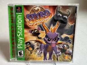 Spyro Year of the Dragon PS1 PlayStation 1 Complete CIB Greatest Hits - Picture 1 of 9