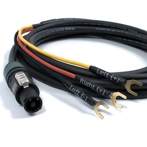 Mogami REL Acoustics 3 Subwoofer Cable Sub Altavoz Cable SpeakON to Spades - Imagen 1 de 1