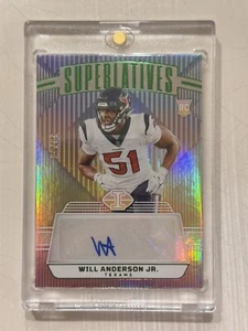 2023 Panini Illusions #S-WAJ Superlatives Green Will Anderson Jr. RC Auto 33/50 - Picture 1 of 12