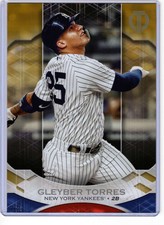 Gleyber Torres 2019 Topps Tribute 5x7 Gold #82 /10 Yankees 