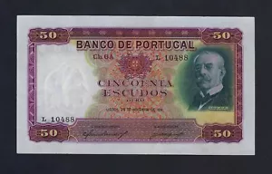 PORTUGAL 50 Escudos 1941 P-154 XF-AUNC - Picture 1 of 2