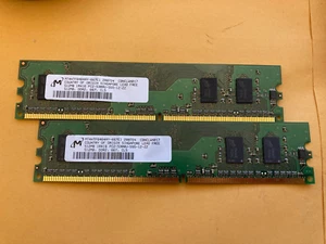 Micron MT4HTF6464AY 667E1 512MB 1Rx16PC2-5300U-555-12-ZZ DIMM - Picture 1 of 2