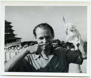 Floyd Davis Motor Racing Champion Indy 500 Vintage Original 3x5 Snapshot Photo - Picture 1 of 1