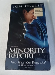 Minority Report VHS 2002 Tom Cruise New Sealed Fast Free Shipping - Picture 1 of 5