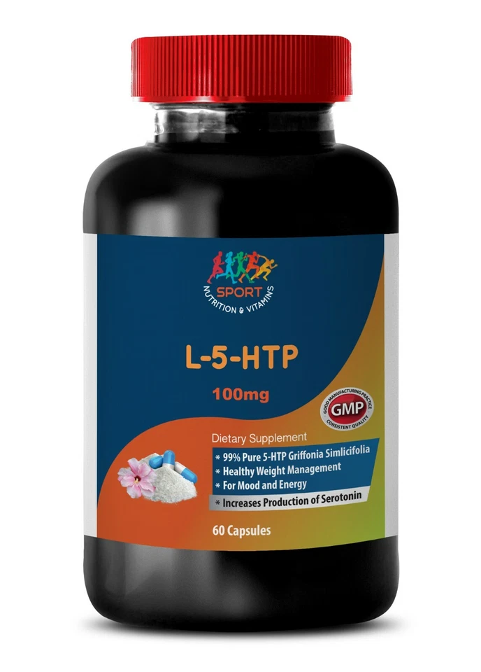 Vitamina A - L-5-HTP - Fórmula extra para aliviar el estrés - Píldoras dietéticas - 1B Foto 1 de 4
