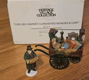 Department 56 Heritage Village Collection Chelsea Market Curiosities Monger Cart - Bild 1 von 13
