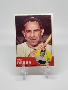 Yogi Berra P/CO 1963 Topps #340 YANKEES