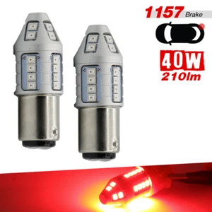 1 par de bombillas LED rojas 1157/BAY15D para luces de freno traseras/de freno - Imagen 1 de 5