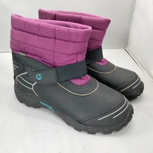 Merrell Moab Arctic Kinder Mädchen Gr. 3 Jugend wasserdicht Winter Schnee Stiefel - Bild 1 von 18