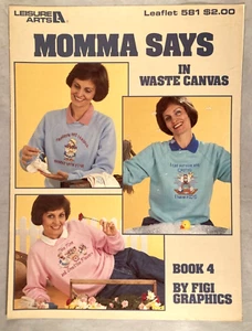 Mama sagt in Waste Leinwand, Buch 4 - Freizeitkunst #581 - 3 Designs - Bild 1 von 1