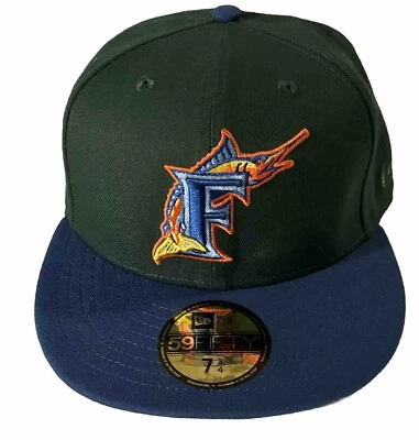 Кепка на резинке Florida Marlins 59Fifty 1997 World Series Enchanted Forest 7 3/4 $45 - Изображение 1 из 4
