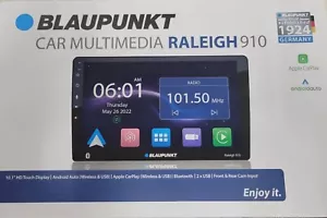 Blaupunkt RALEIGH 910 10.1" HD Touch Screen Car Radio Android Auto Car Play NEW - Picture 1 of 3