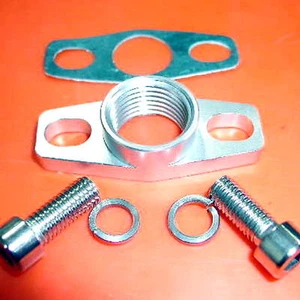 CNC BILLET Turbo Drain Flange T2,T25,T28,GT30R,GT35R,TD04,5,6,RHB5,RHF5,K03,K04 - Picture 1 of 1