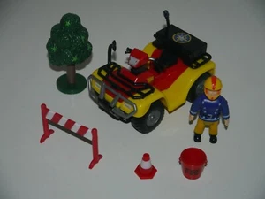 Fireman Sam Toys Quad Bike Fireman Sam Quad Biker Accessories VGC _QW2 - Picture 1 of 15