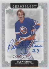 2018-19 Upper Deck Chronology Franchise History Bob Nystrom #FH-NYI-BN Auto