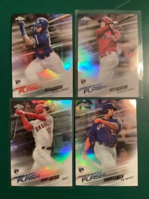 2018 Topps Chrome MLB Baseball Wave Refractors Insert Autographs Pick from List - Image 1 of 2