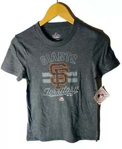 Majestic Youth San Francisco Giants Crushing It Short Sleeve T-Shirt, Large - Picture 1 of 6