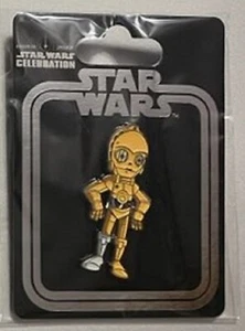 2022 Star Wars Celebration Anaheim Incentive Pin: 2 colors legs C-3PO - Picture 1 of 1