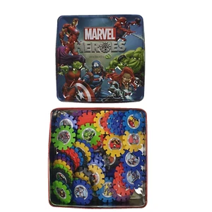 Woolworths Marvel Heroes Collectors Tin With 65 Discs, Multicoloured, Spiderman - Picture 1 of 13