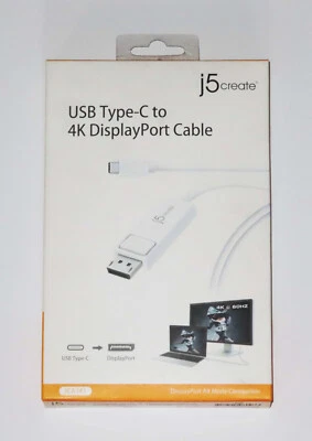 j5Create USB-C To VGA, USB-C To DisplayPort, VGA To DisplayPort Adapter Cable - Image 1 of 2