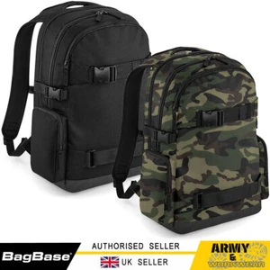 Bagbase Old School Pack de Patineta Correas Varios Bolsillos 23L Mochila de Viaje - Imagen 1 de 6