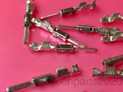 Pack of 10pcs TE Male Micro-Timer II Unsealed Crimp Terminals, Pins, 0.5-1.0mm^2 - Image 1 of 3