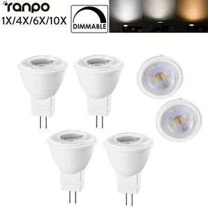 1x 10x Mini MR11 Led Spotlight 3W Dimmable Bulbs Warm White Spotlight SMD Spot - Picture 1 of 13