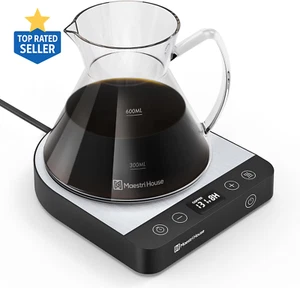 Coffee Mug Warmer for Desk Electric Mug Warmer with 5 Temperature Settings... - Picture 1 of 12
