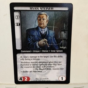 BATTLETECH CCG -- COUNTERSTRIKE --- RYAN STEINER --- NM - Picture 1 of 1