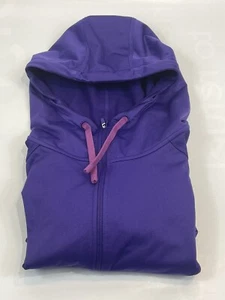 Women’s Nike Pro Dri Fit Hooded 1/2 Zip Running Shirt Sz M Thermal Stretch Fit - Picture 1 of 9