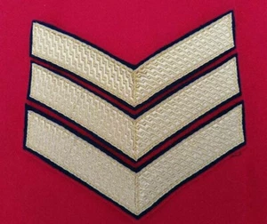 Grenadier Coldstream Scots Irish Welsh Guards Sergeants Ceremonial Chevrons - Foto 1 di 1